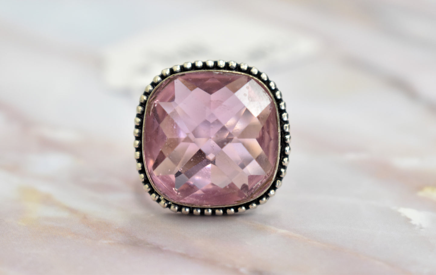 stones-of-transformation - Pink Topaz (Size 7.5) - Stones of Transformation - 