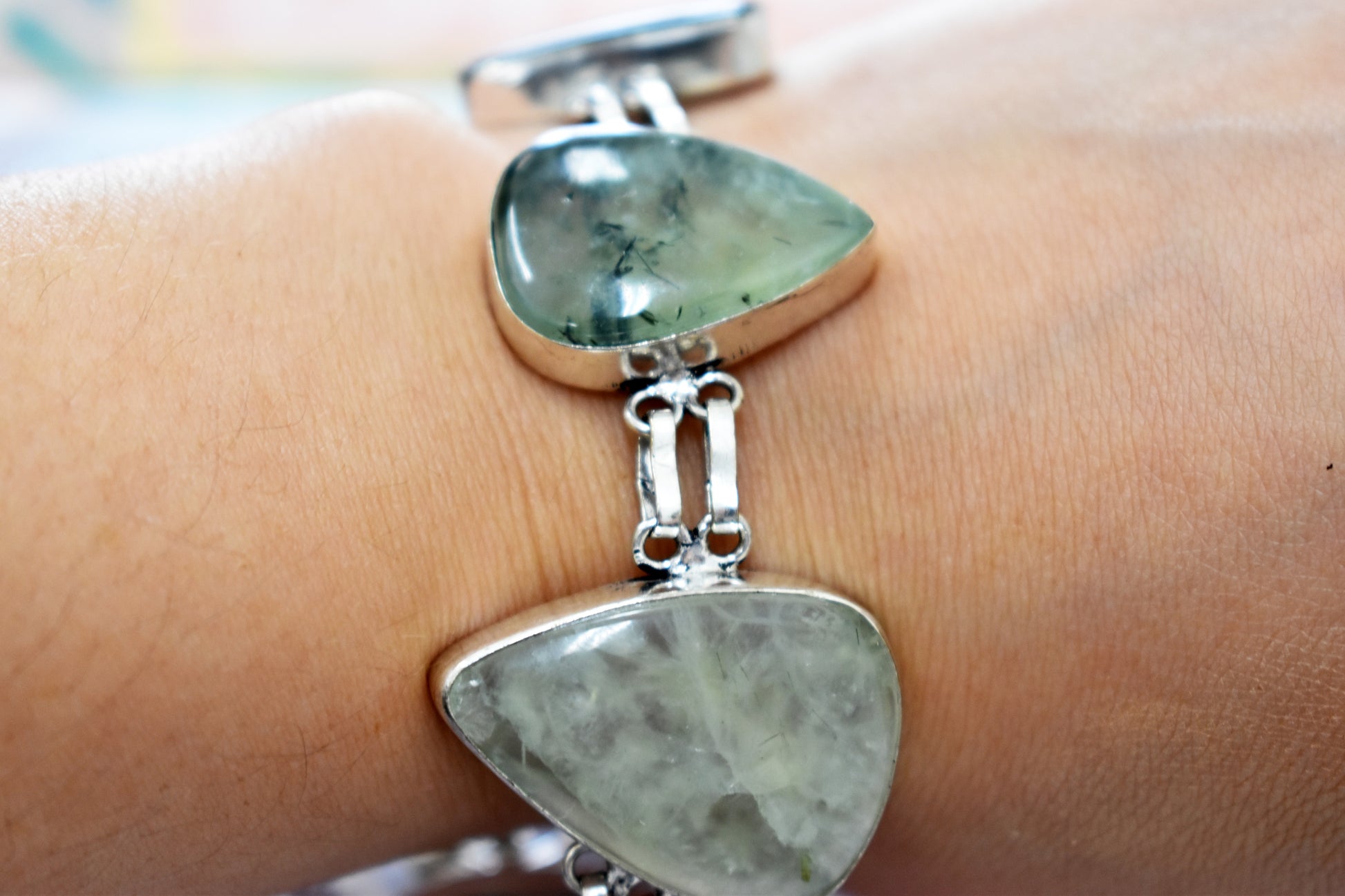 stones-of-transformation - Prehnite Bracelet - Stones of Transformation - 