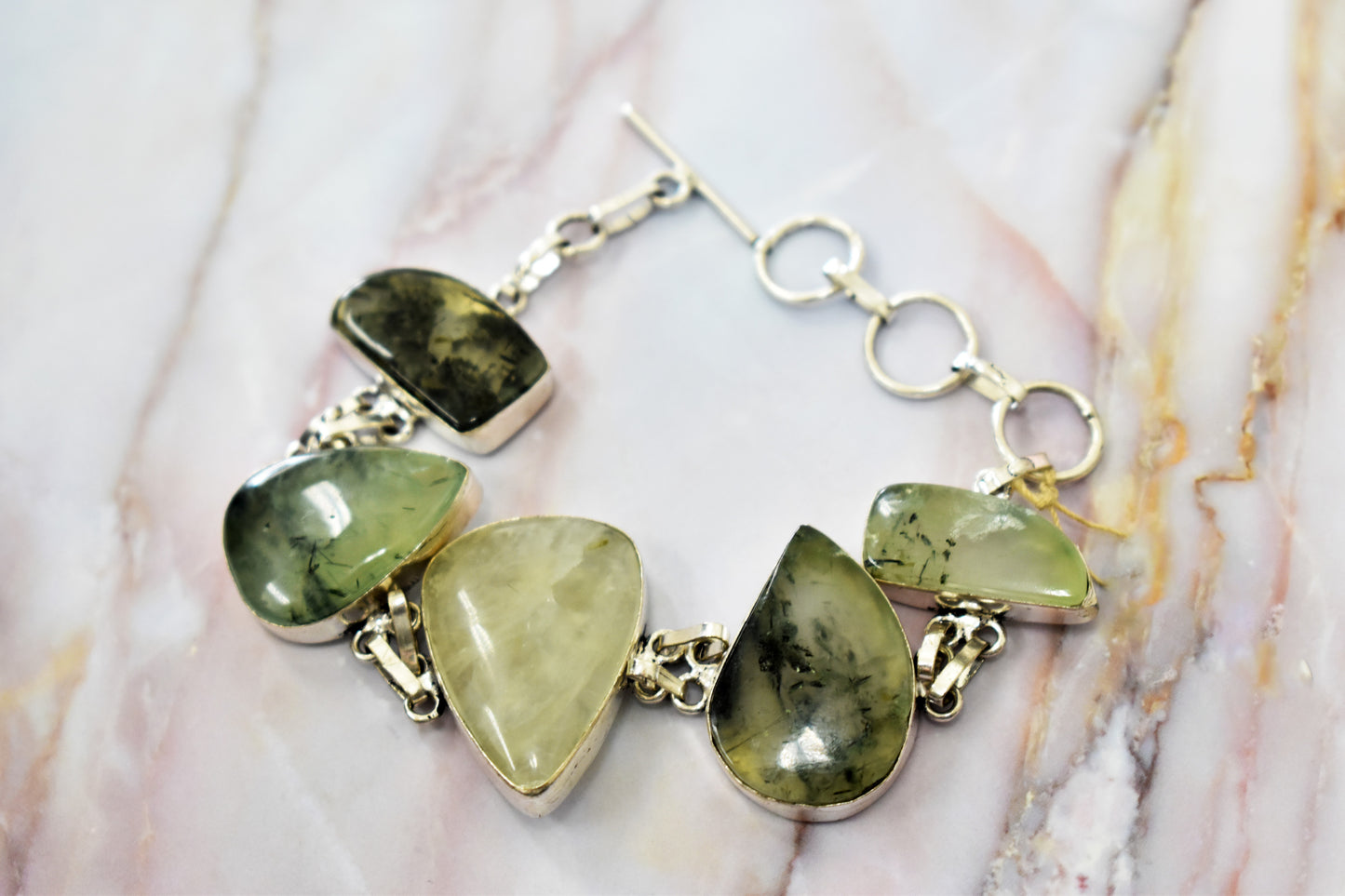 stones-of-transformation - Prehnite Bracelet - Stones of Transformation - 