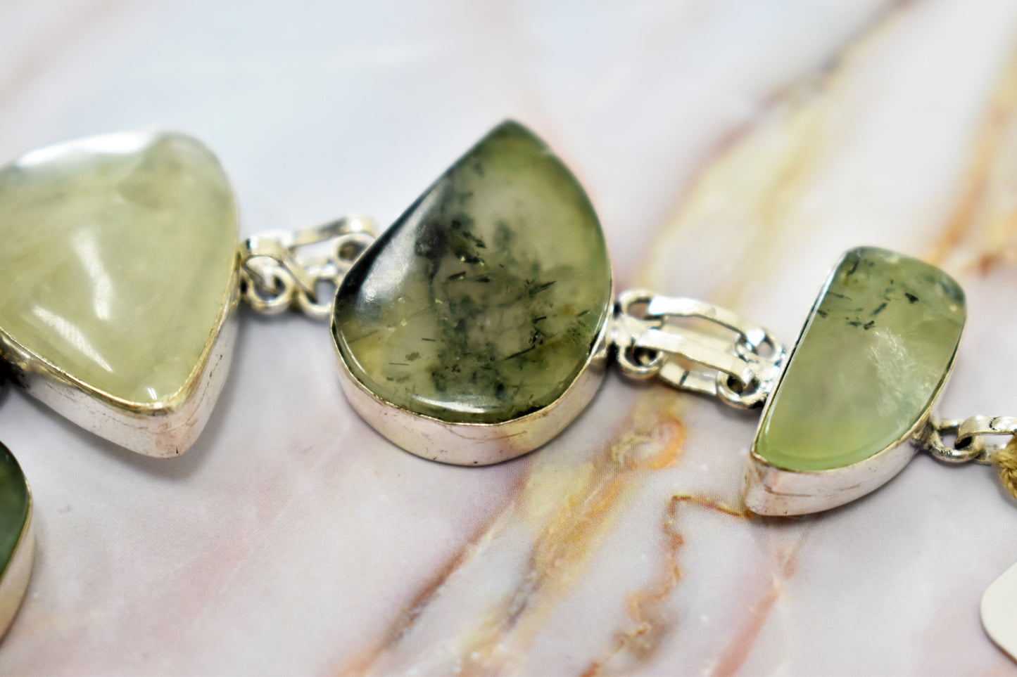 stones-of-transformation - Prehnite Bracelet - Stones of Transformation - 