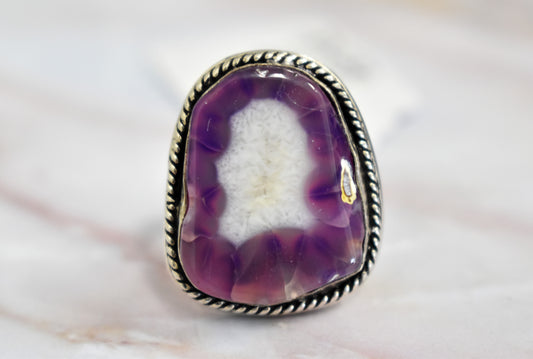 stones-of-transformation - Purple Agate Geode (Size 7.5) - Stones of Transformation - 