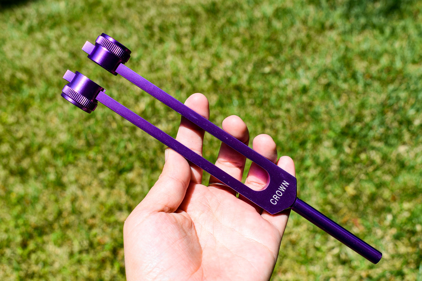 Purple Weighted Tuning Fork (Crown Chakra)