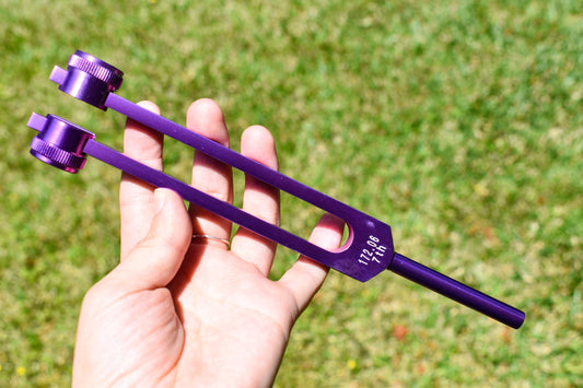 Purple Weighted Tuning Fork (Crown Chakra)
