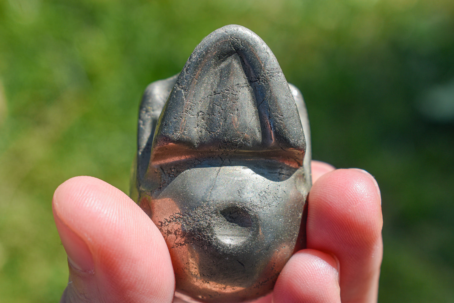 Pyrite Skull