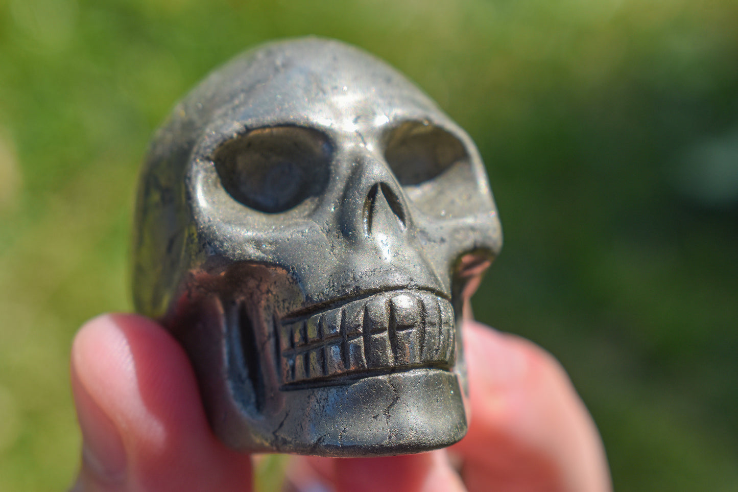 Pyrite Skull