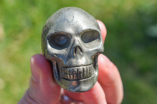 Pyrite Skull