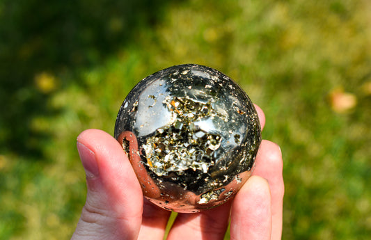 Pyrite Sphere (50mm)