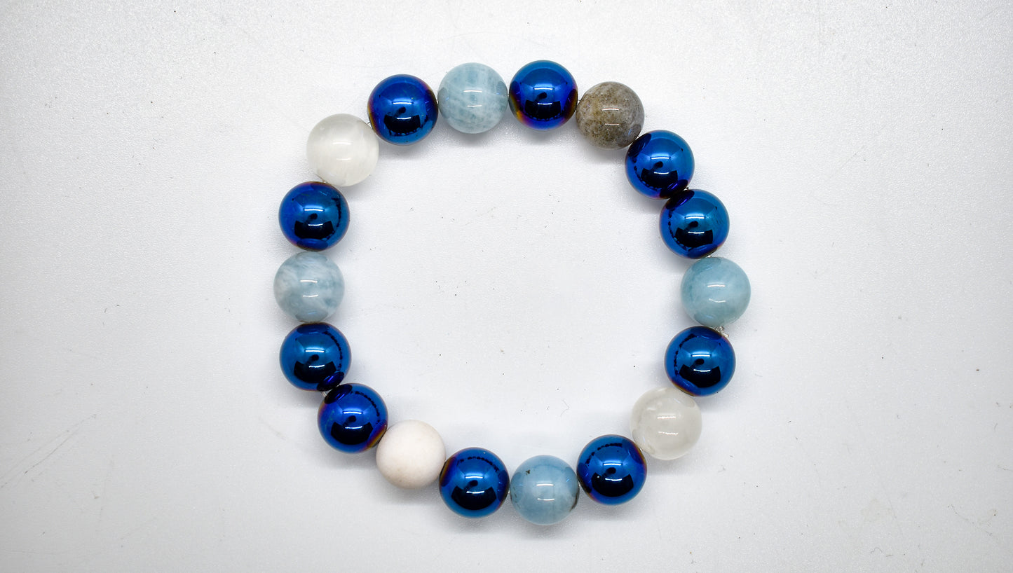 Crystal Current Quan Yin Bracelet