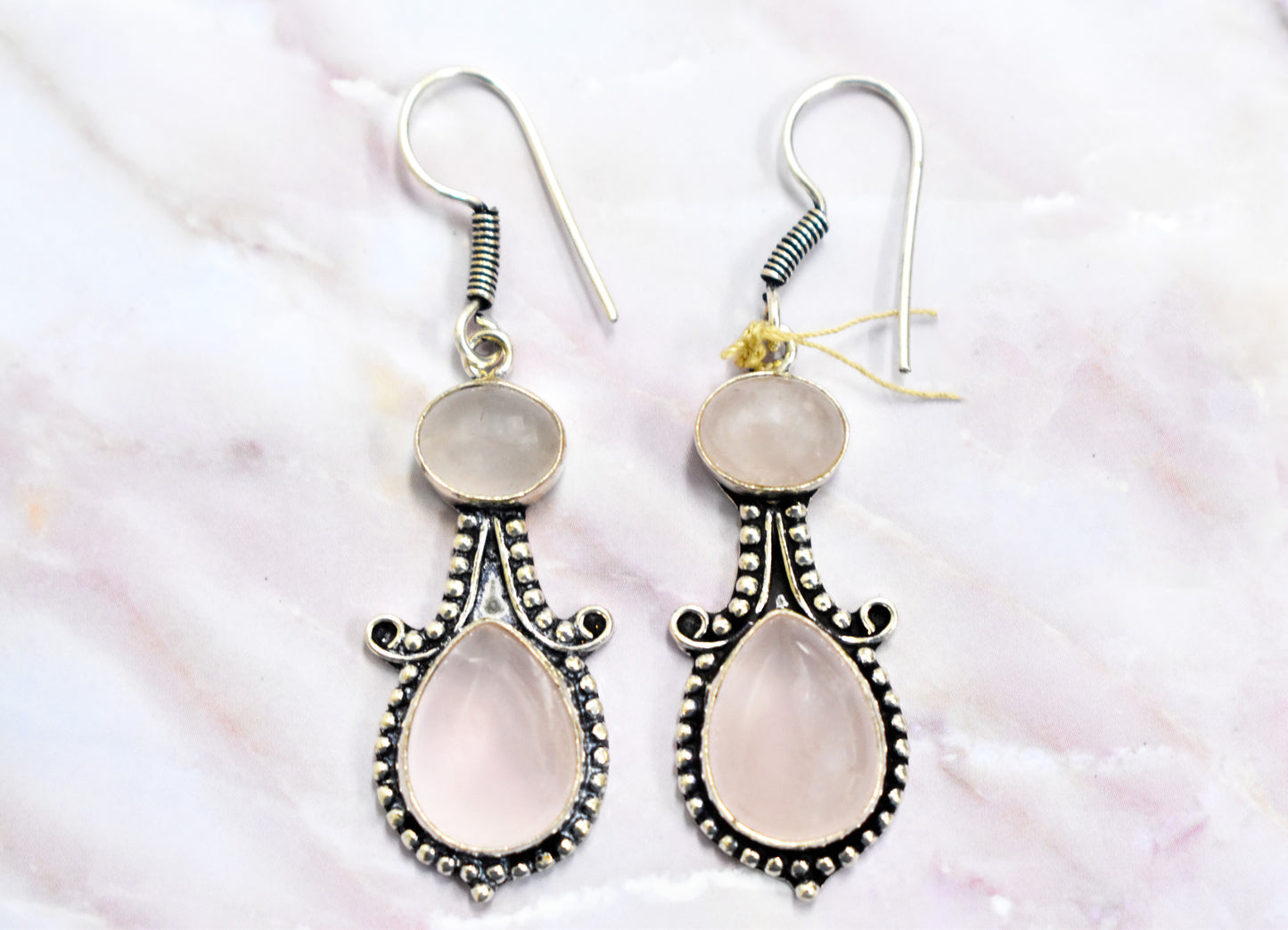 Rose Quartz Earrings