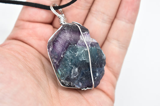 Rainbow Fluorite Necklace