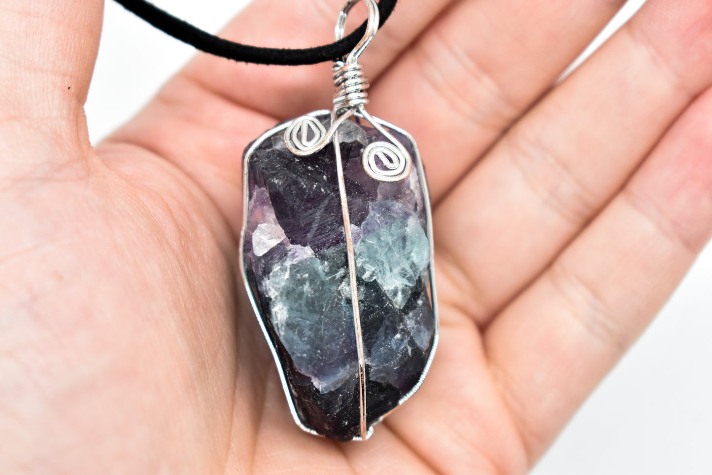 Rainbow Fluorite Necklace