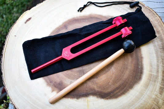 Red Weighted Tuning Fork (Root Chakra)
