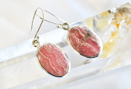Rhodochrosite Earrings