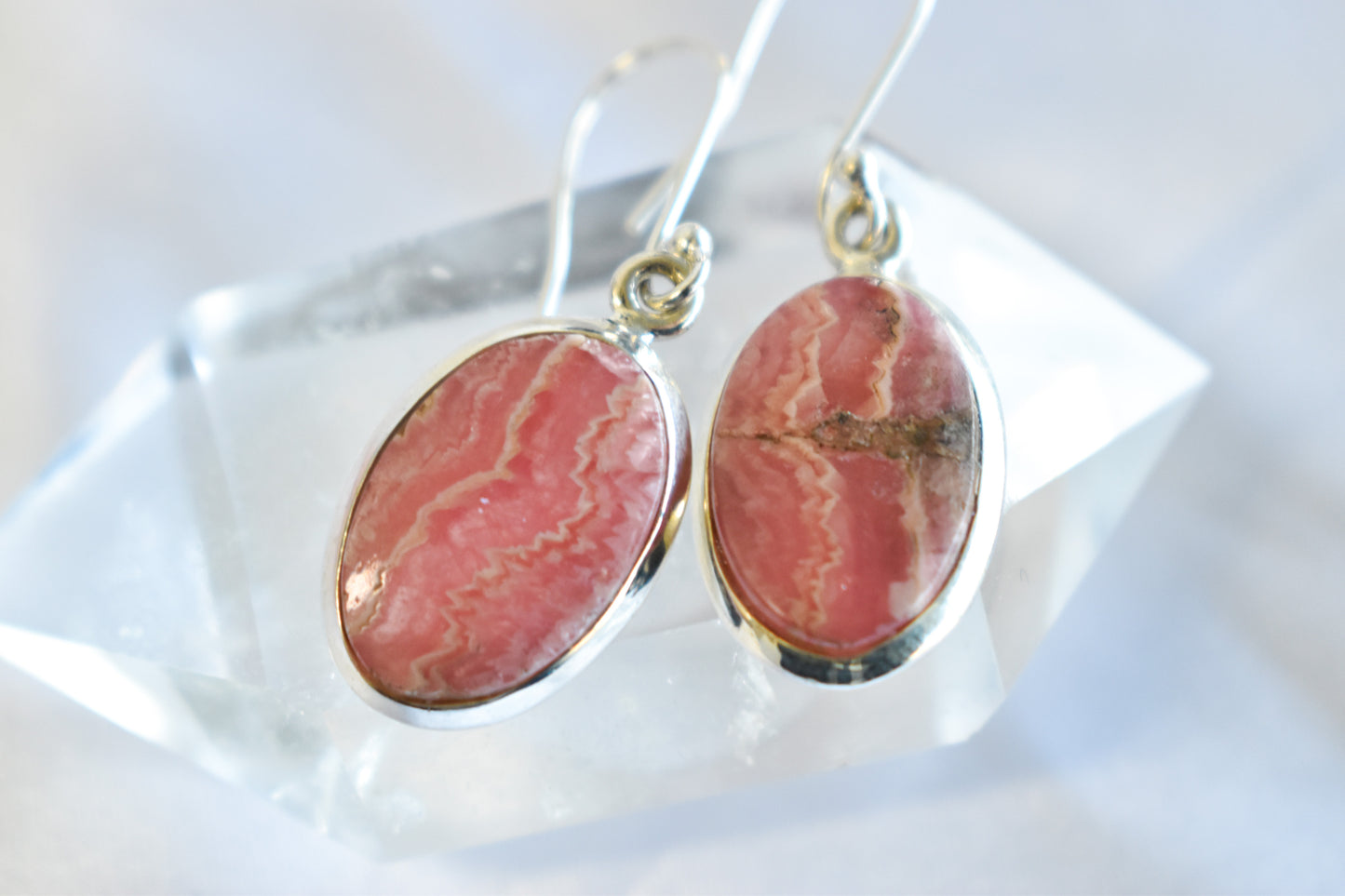 Rhodochrosite Earrings