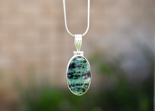 Ruby in Zoisite Necklace