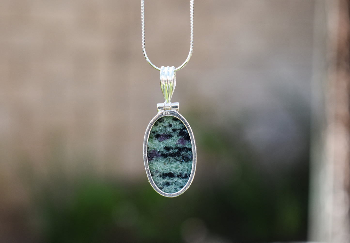 Ruby in Zoisite Necklace