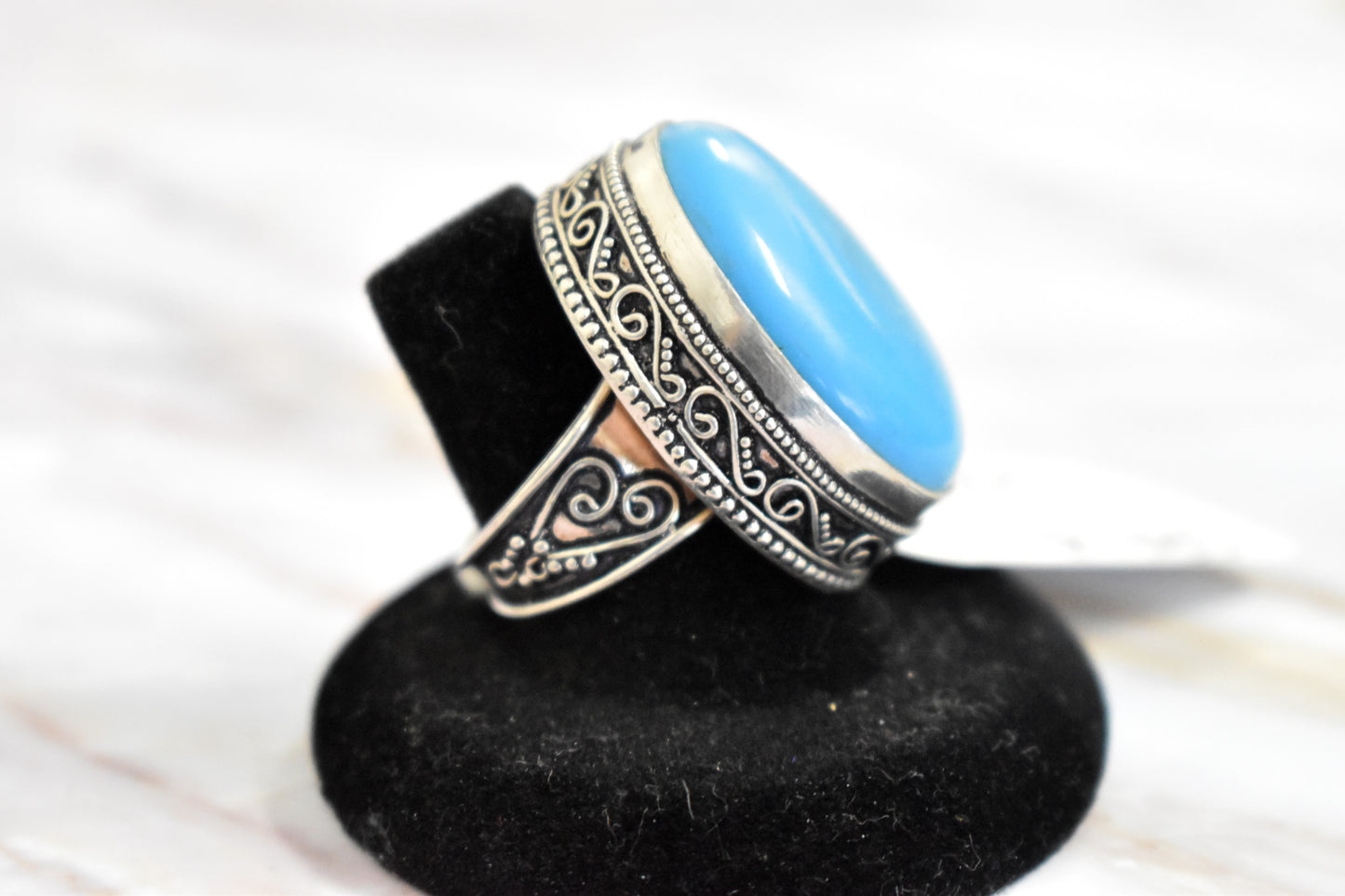 stones-of-transformation - Sleeping Beauty Turquoise Ring (Size 8.5) - Stones of Transformation - 