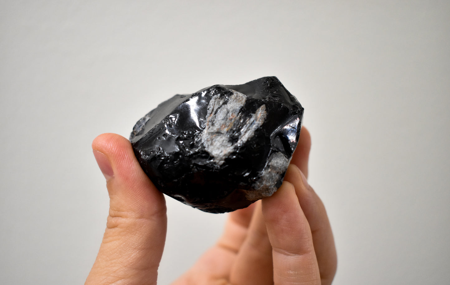 Raw Snowflake Obsidian