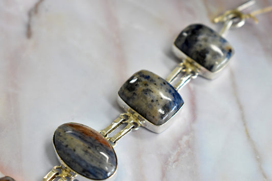 stones-of-transformation - Orange Sodalite Bracelet - Stones of Transformation - 