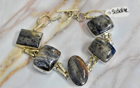 stones-of-transformation - Orange Sodalite Bracelet - Stones of Transformation - 