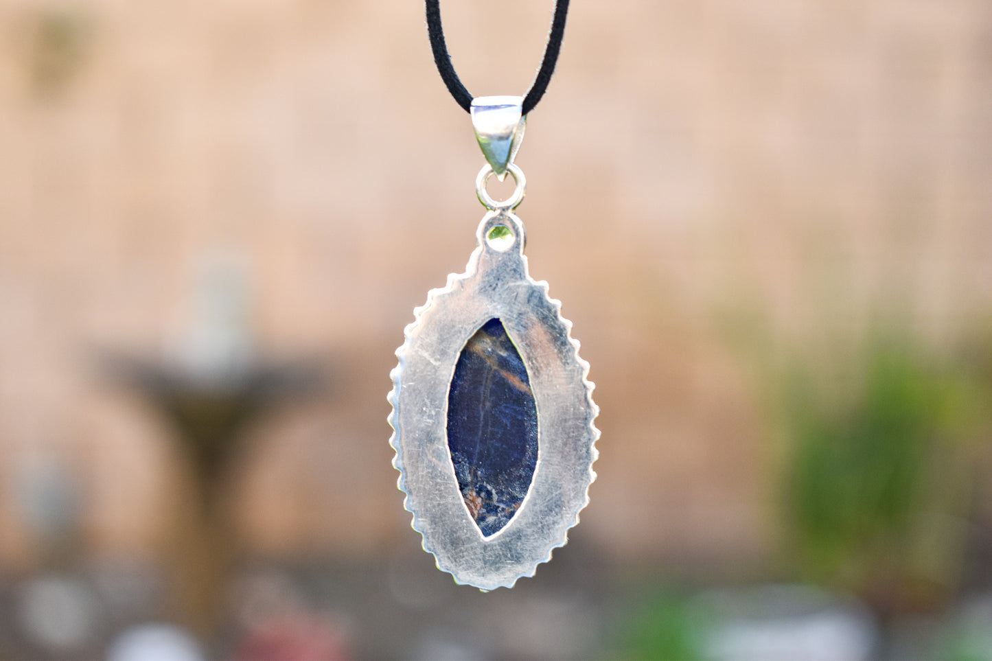 Sodalite and Peridot Necklace