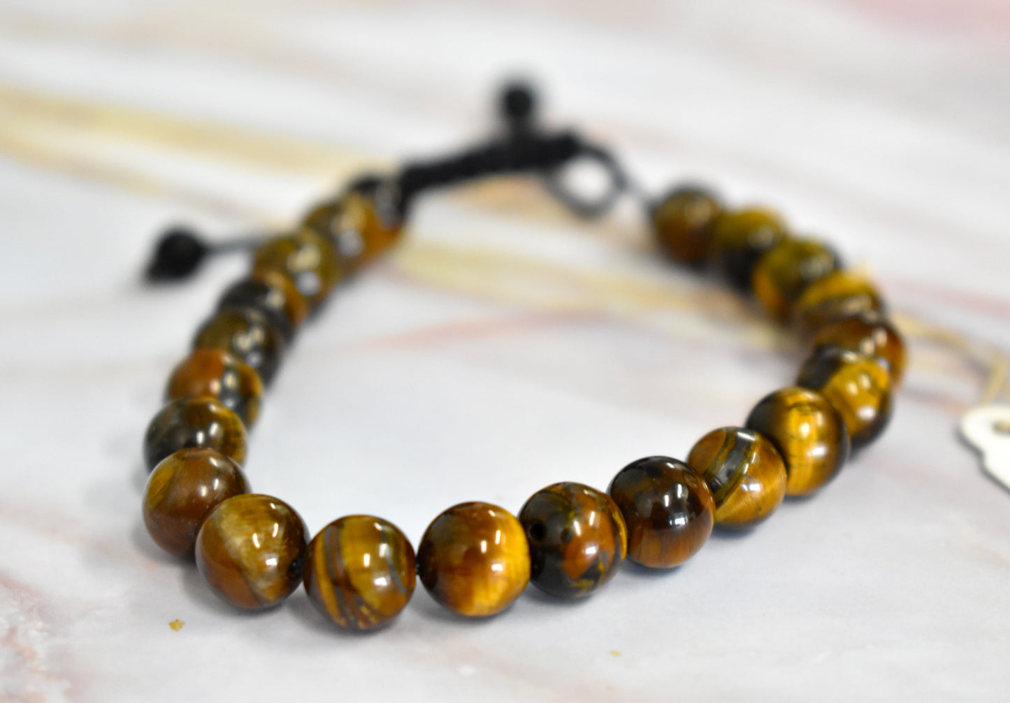 stones-of-transformation - Tigers Eye Adjustable Bracelet - Stones of Transformation - 