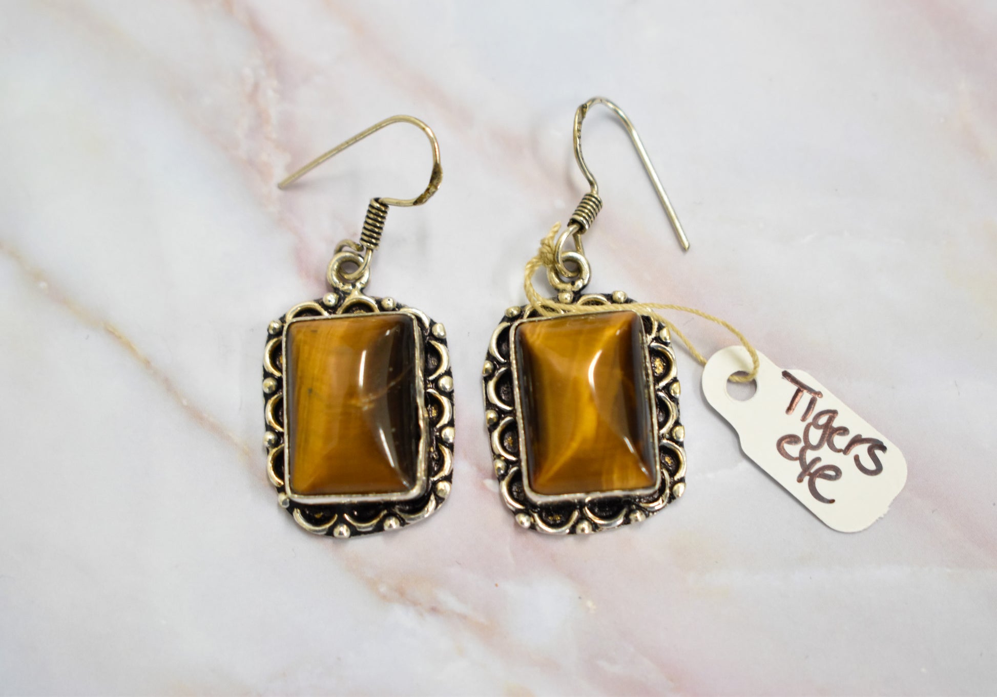 stones-of-transformation - Tigers Eye Earrings - Stones of Transformation - 