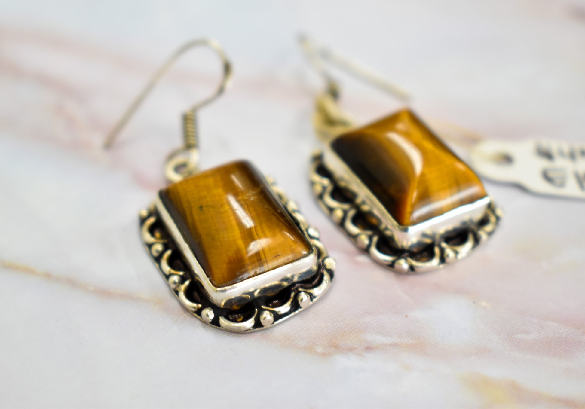 stones-of-transformation - Tigers Eye Earrings - Stones of Transformation - 