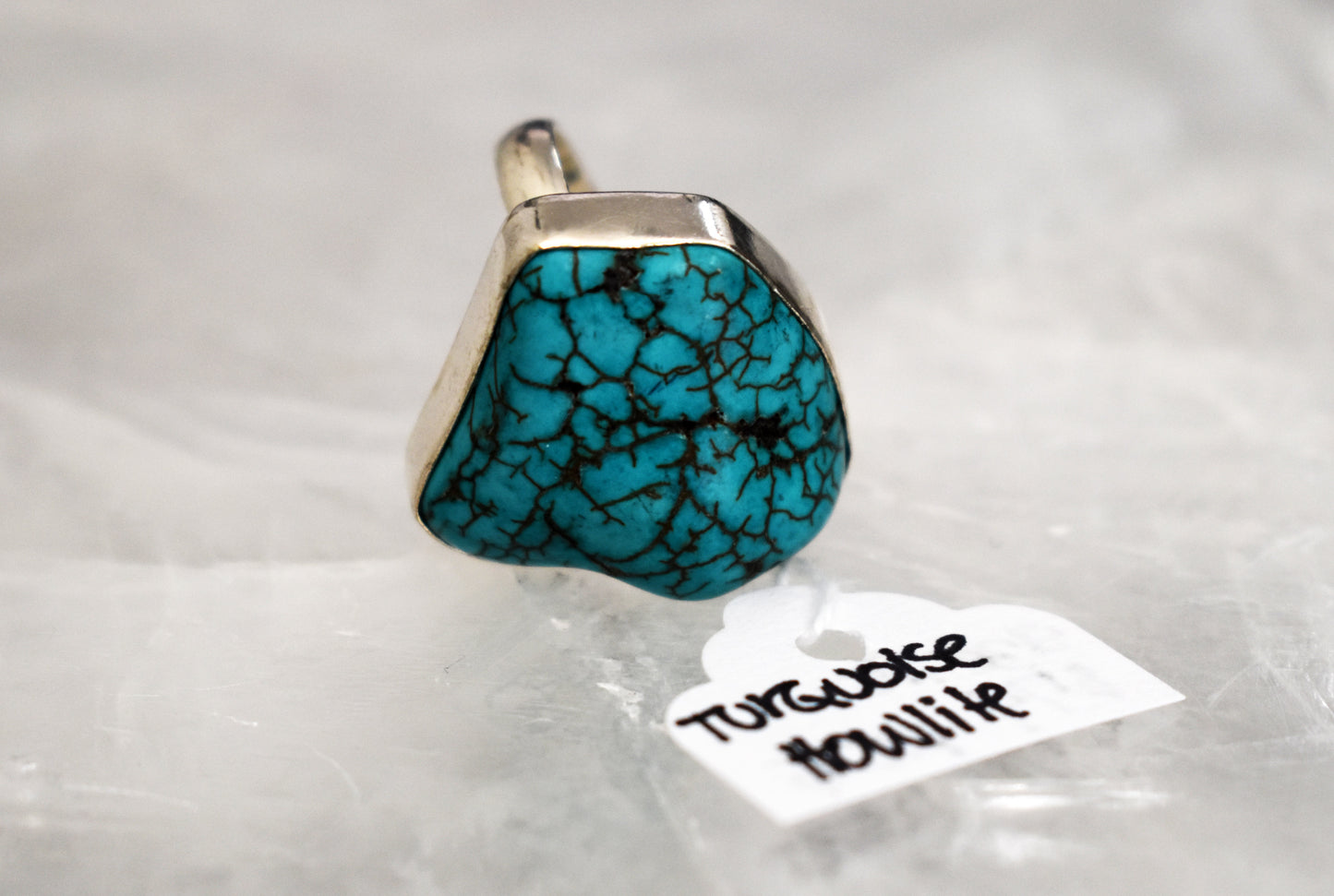 stones-of-transformation - Turquoise Howlite Ring (Size 7.5) - Stones of Transformation - 
