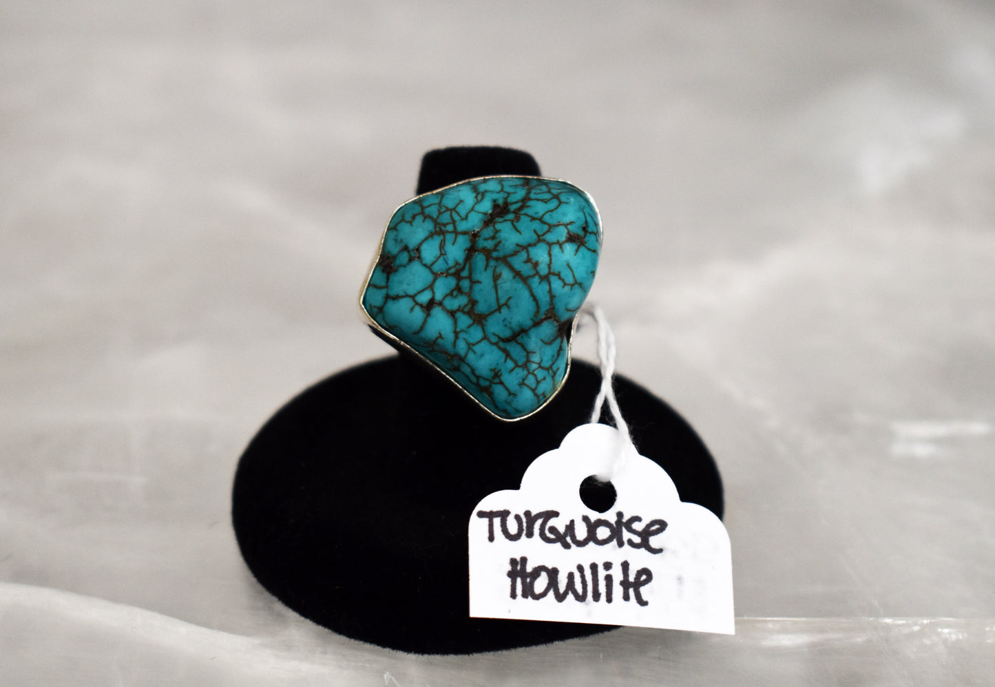 stones-of-transformation - Turquoise Howlite Ring (Size 7.5) - Stones of Transformation - 