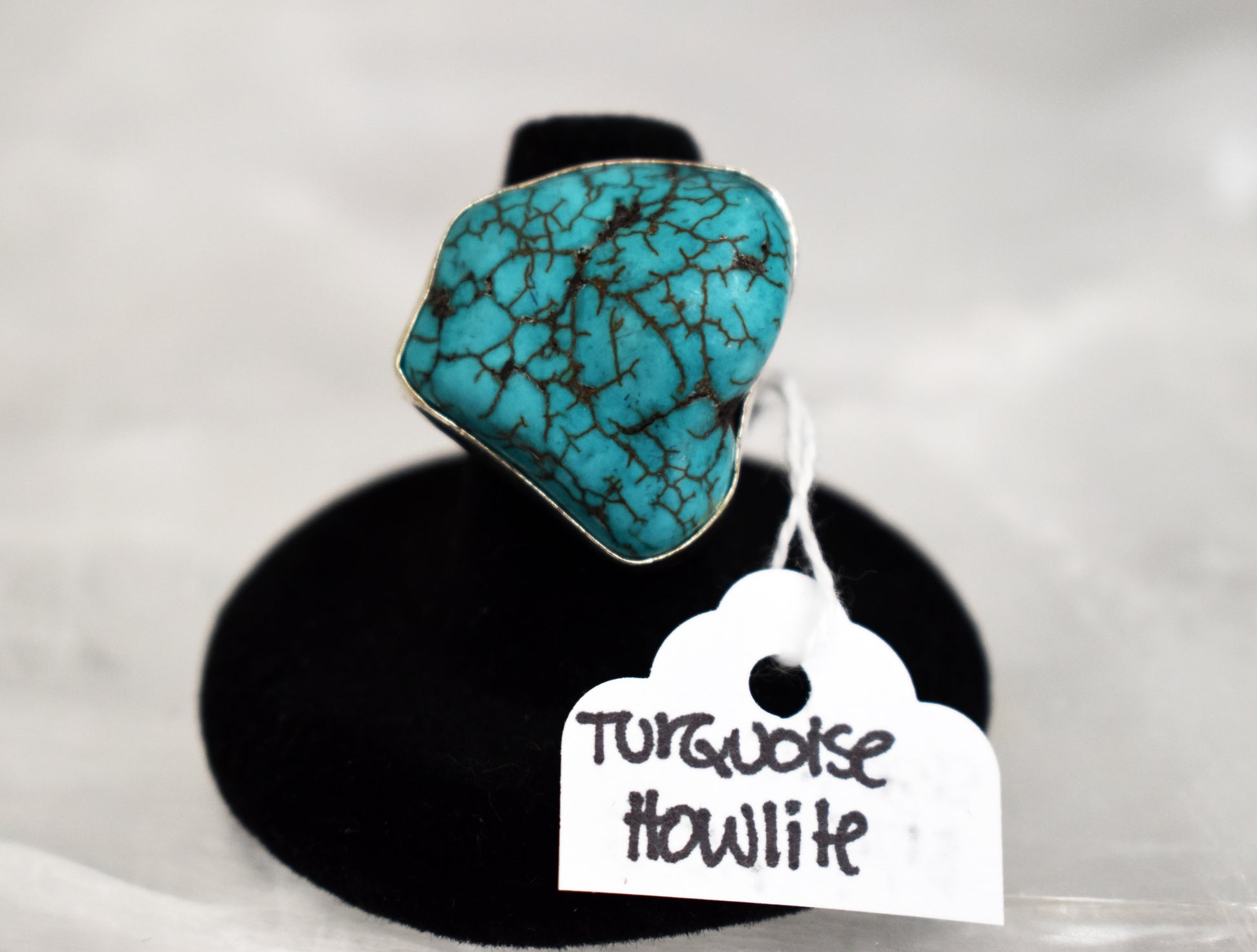 stones-of-transformation - Turquoise Howlite Ring (Size 7.5) - Stones of Transformation - 