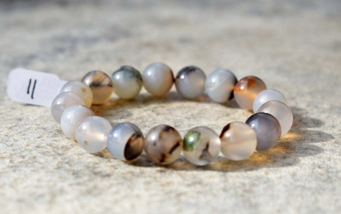 stones-of-transformation - White Chocolate Agate Bracelet - Stones of Transformation - 