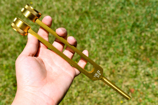 Yellow Weighted Tuning Fork (Solar Plexus Chakra)